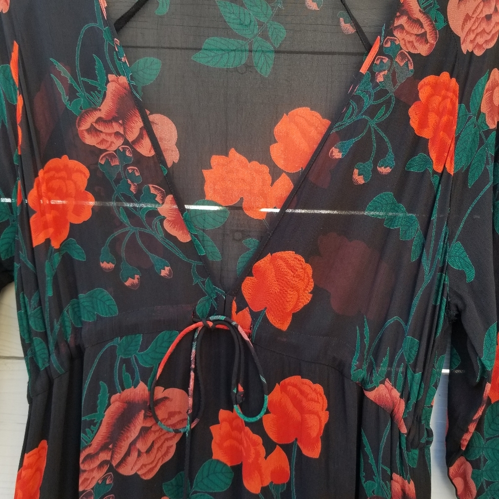Ganni Georgette Maxi Newman Floral Euro 36 US 4 - Picture 4 of 7